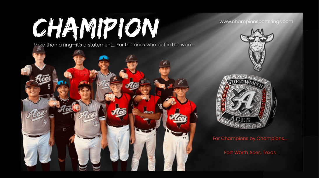 Custom Championship Rings Designed for Champions: The Fort Worth Aces Story - Champion Sports Rings