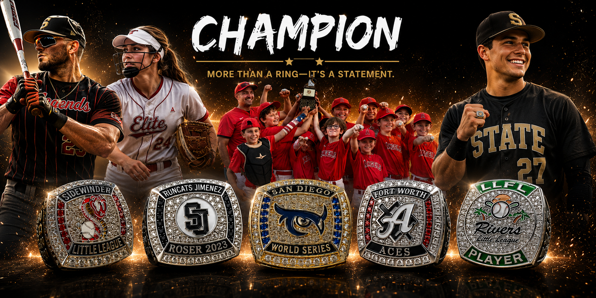 Custom Sports Rings, Chains & Pendants | Personalized Bling – Champion ...